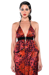 CRAVING YOUR ATTENTION HALTER TOP