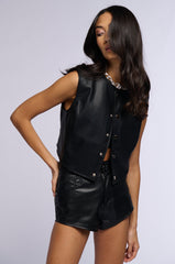 DANIELLE PU VEST
