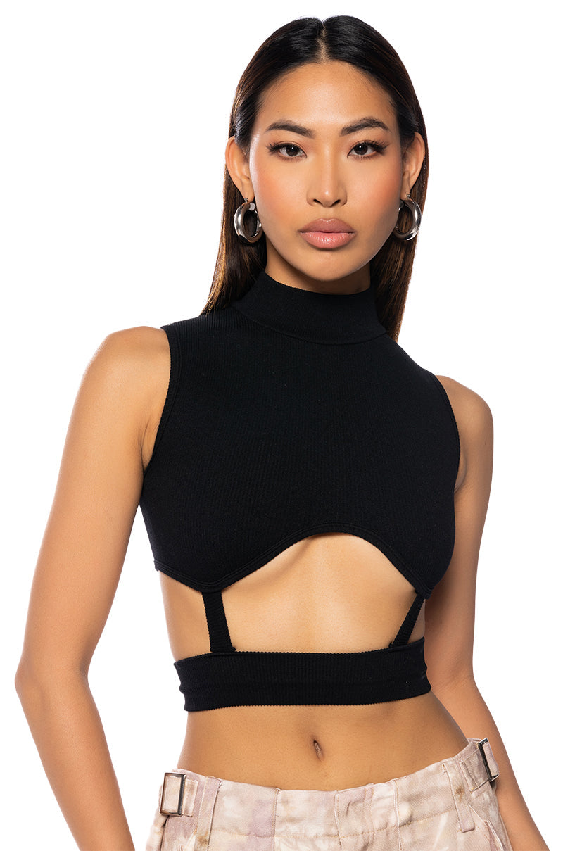 DELILAH MOCK NECK TOP