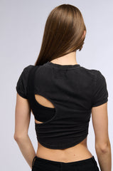 DIFFERENT DIRECTIONS BRA T SHIRT COMBO