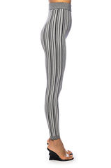 DOUBLE VISION STRIPED KNIT LEGGING
