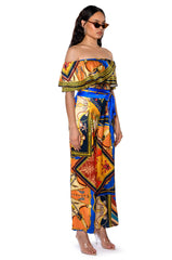EZRA PRINTED PALAZZO PANT