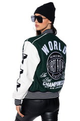 FIRST ROW THE BEST OVERSIZED BOMBER