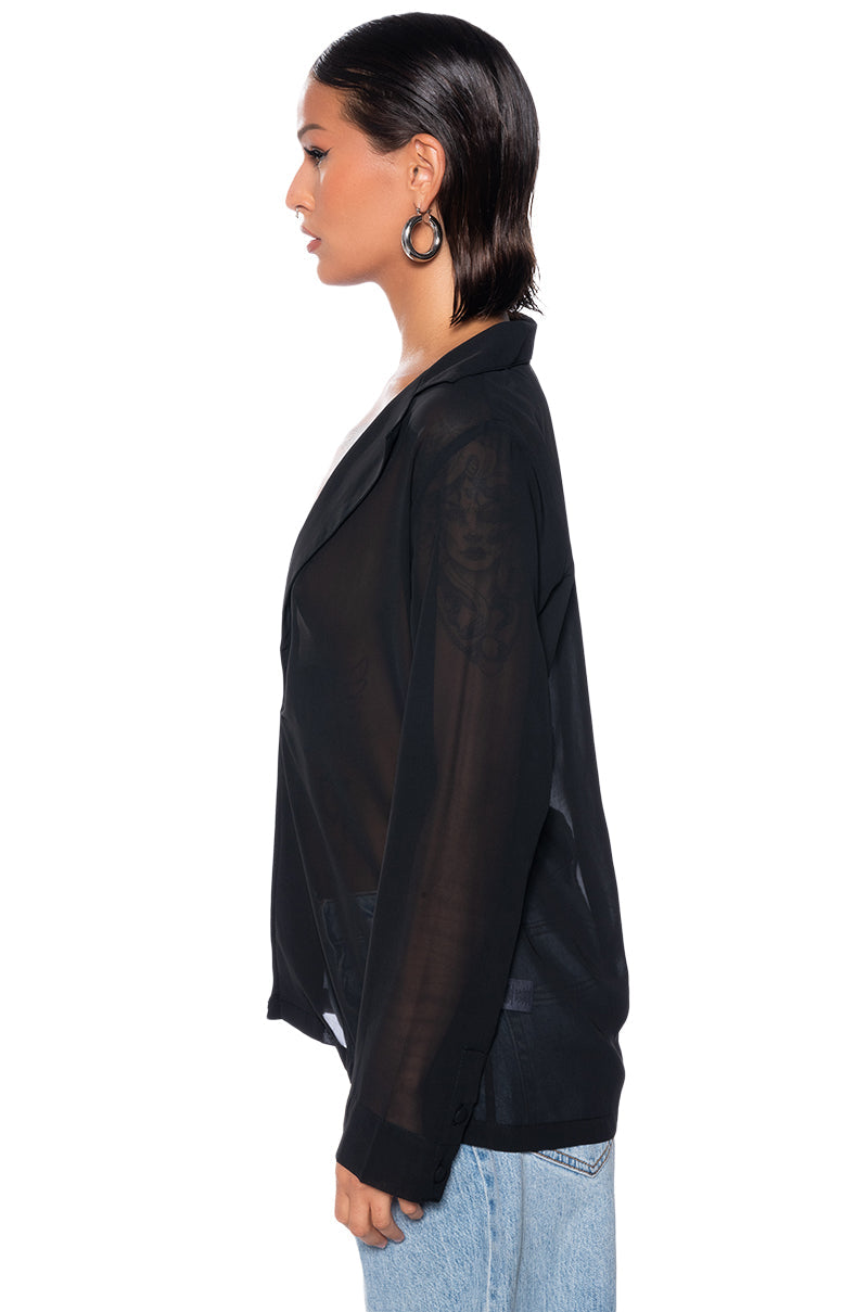 GG EASY MESH COVER UP JACKET