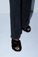 AZALEA WANG MELONIE BLACK SANDAL