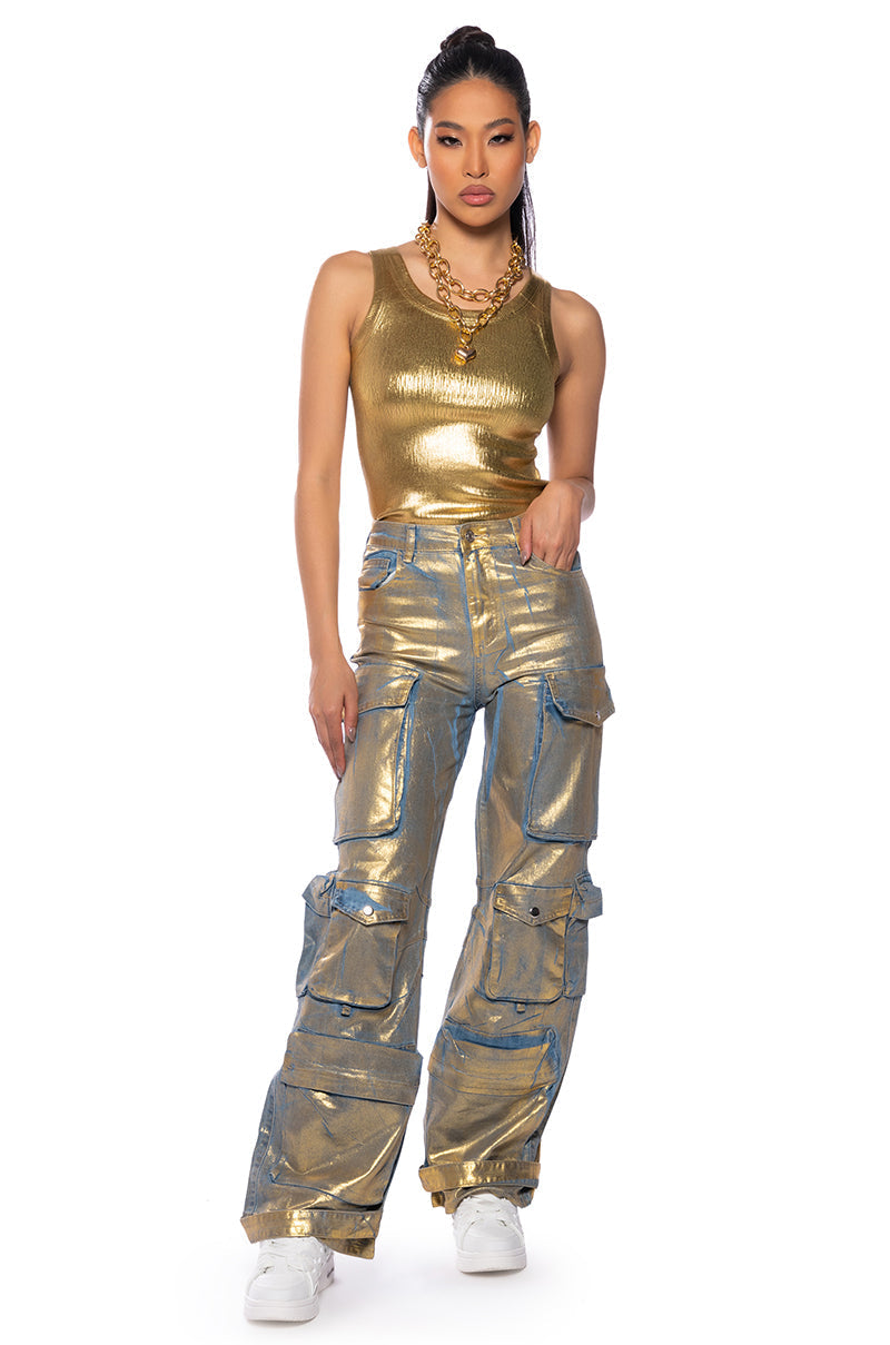 MELTED METALS BASIC LOUNGE TANK