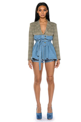 MINDING MINE TAILORED MINI DRESS
