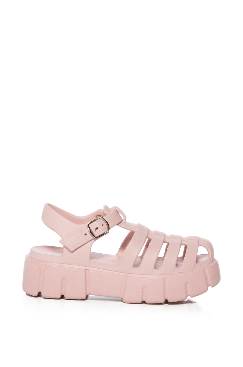 MUMU FLATFORM CLOG IN PINK