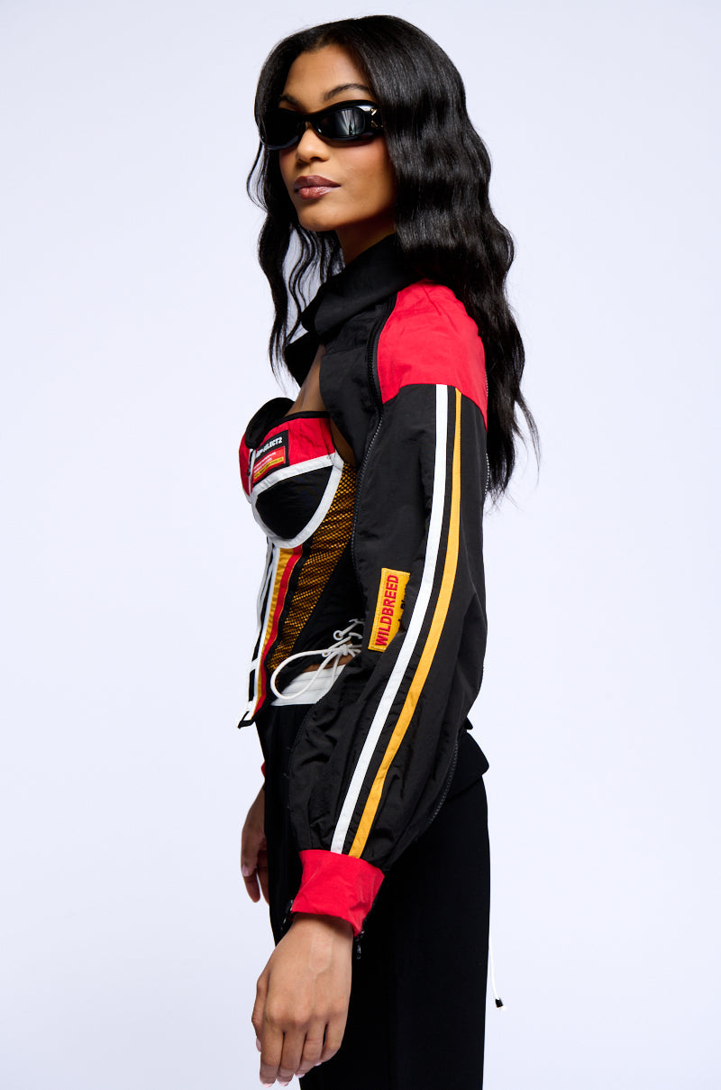 NEED FOR SPEED ZIP BOLERO JACKET