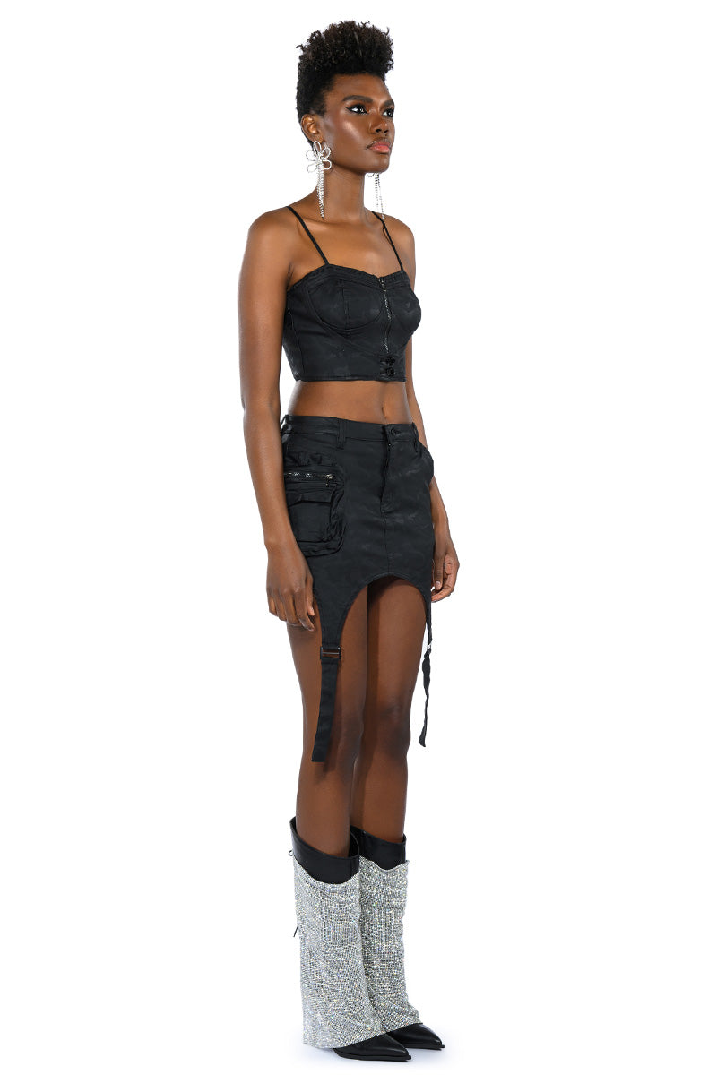 RANGER CAMO MINI SKIRT