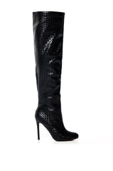 RONNIE OVER THE KNEE BOOT IN BLACK