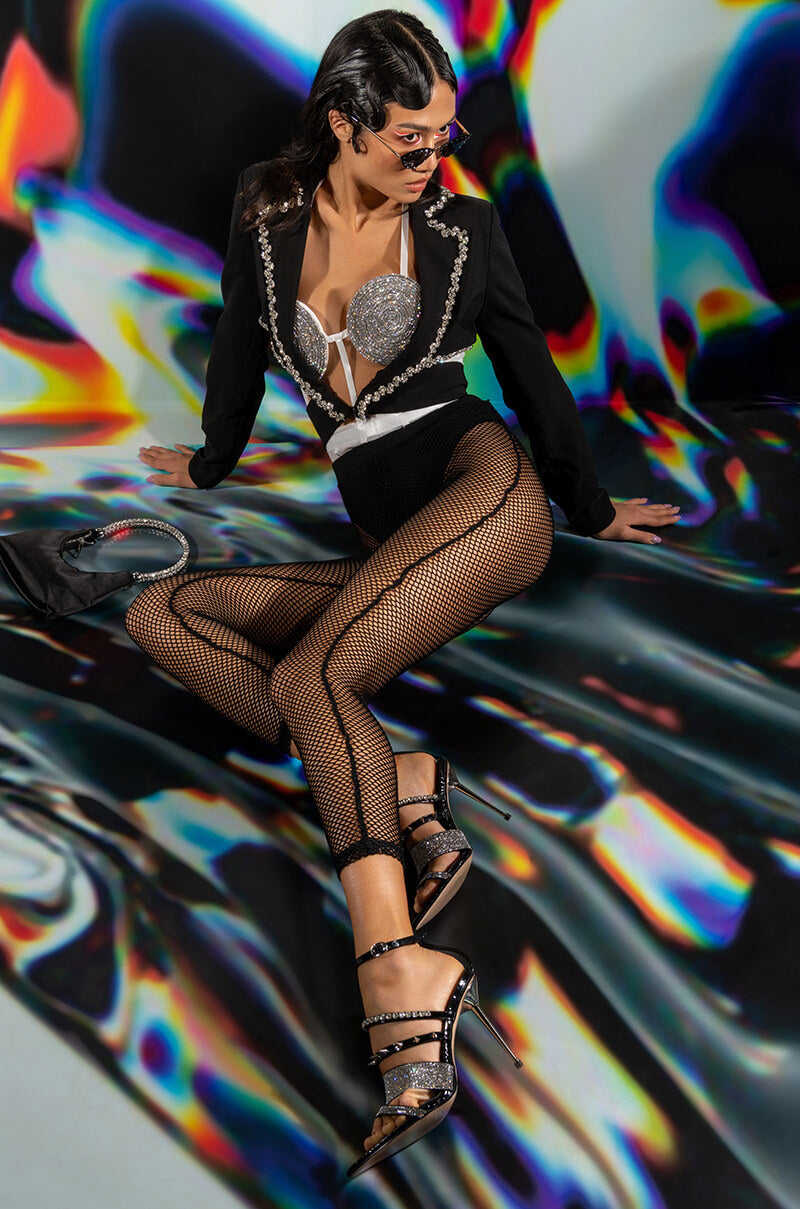 ROWDY FISHNET LEGGING